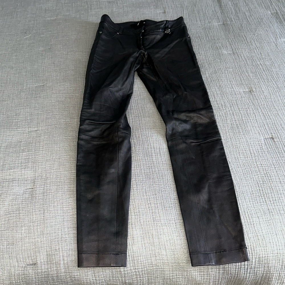 100% lamb skin Leather pants